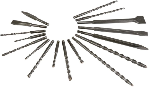 Makita D-21200 SDS-Plus 17 Stück Drill und Meißel Set  SDS-Plus • Bohrer und Meißel • 17 teilig