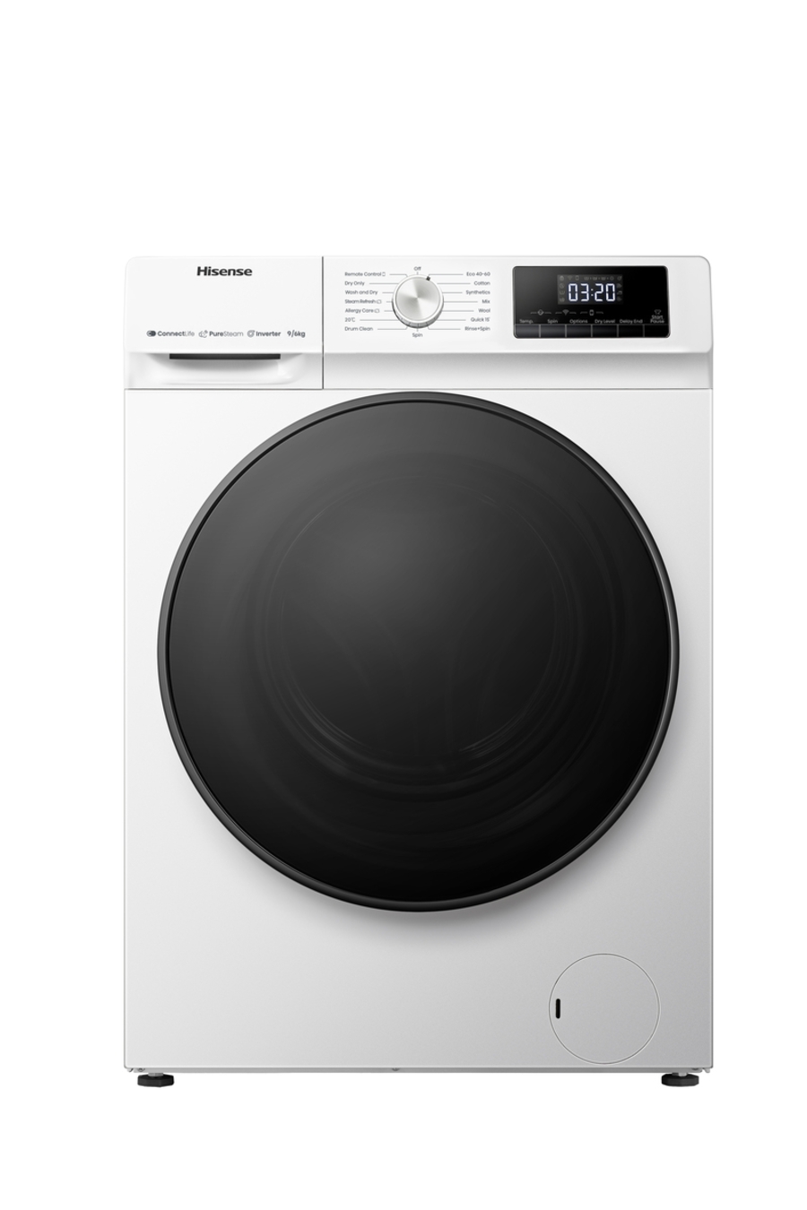 Hisense WDQA9014EVJMW Waschtrockner Stand 9kg Waschen 6kg Trocknen 