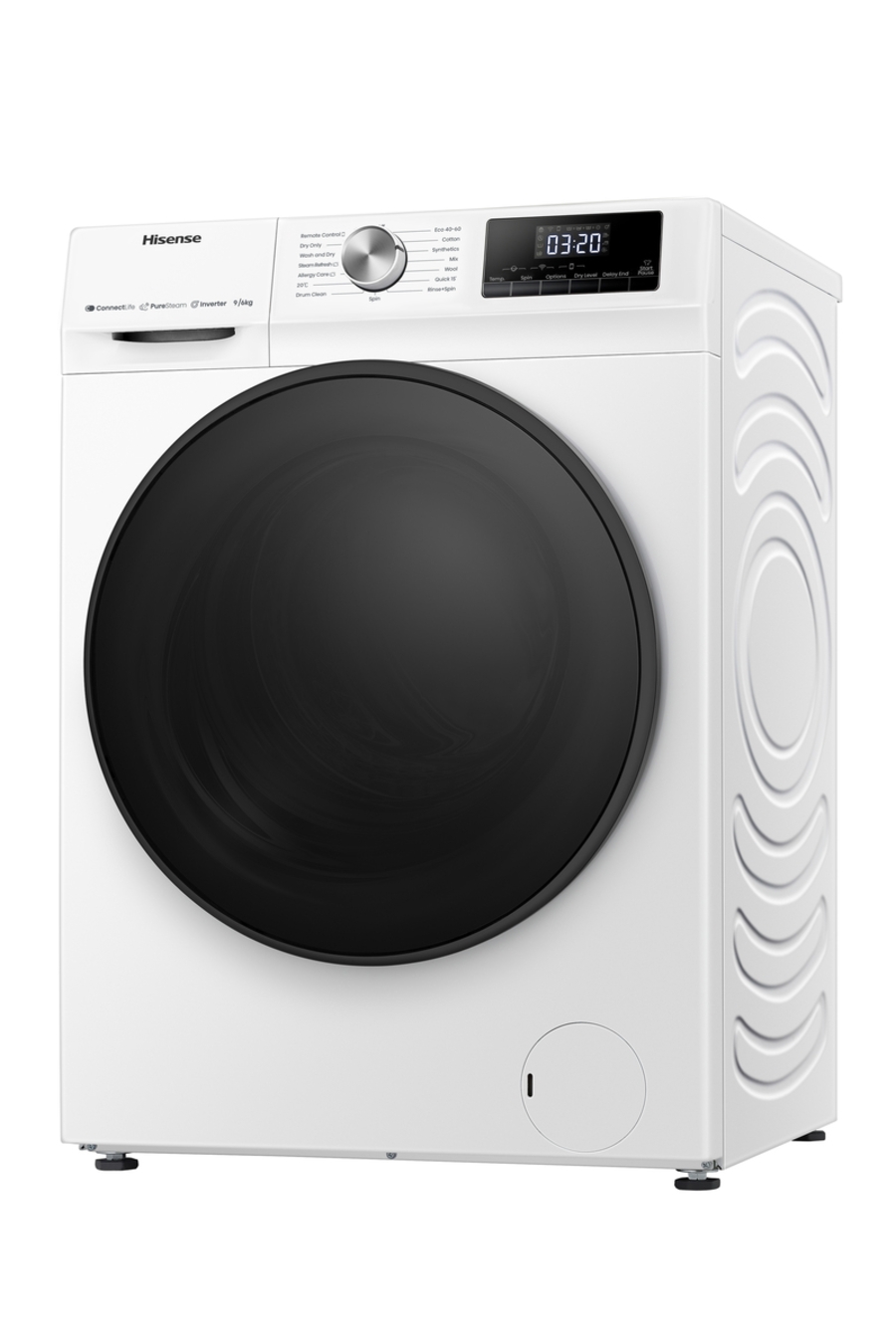 Hisense WDQA9014EVJMW Waschtrockner Stand 9kg Waschen 6kg Trocknen 