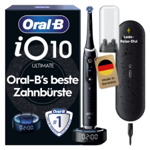 Oral-B iO Series 10 Elektrische Zahnbürste Black Luxe Edition 