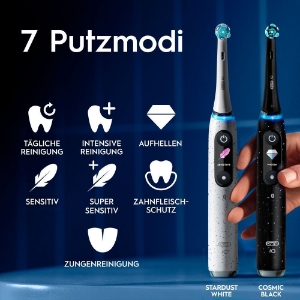 Oral-B iO Series 10 Elektrische Zahnbürste Black Luxe Edition 