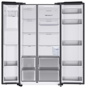 Samsung RS68CG853EB1EF Side-by-Side schwarz 634 Liter  Wassertank NoFrost ,Smart Conversion™