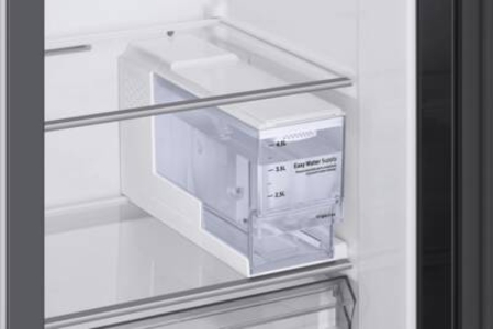 Samsung RS68CG853EB1EF Side-by-Side schwarz 634 Liter  Wassertank NoFrost ,Smart Conversion™