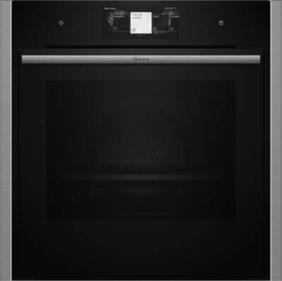 Neff B64VT73N0 N90 Einbau-Backofen mit Dampfunterstützung, Pyrolyse,60 x 60 cm, Edelstahl