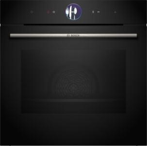 Bosch HSG7361B1 Serie 8 Einbau-Dampfbackofen 60 x 60 cm, Schwarz 