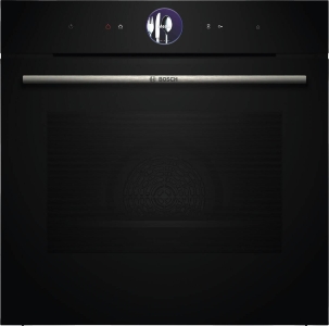 Bosch HSG7361B1 Serie 8 Einbau-Dampfbackofen 60 x 60 cm, Schwarz 