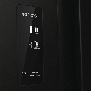 Gorenje NRR9185EABXL Side by Side   NoFrost Schwarz  550 Liter
