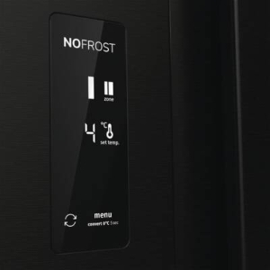 Gorenje NRR9185EABXL Side by Side   NoFrost Schwarz  550 Liter