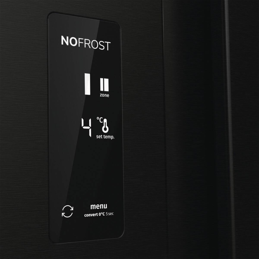 Gorenje NRR9185EABXL Side by Side   NoFrost Schwarz  550 Liter