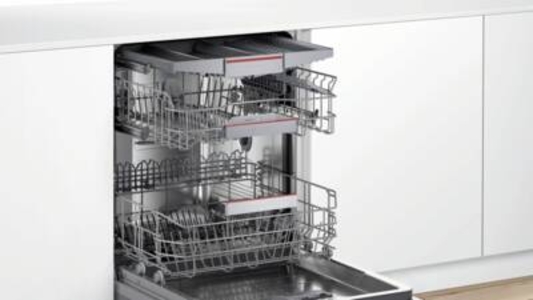 Bosch SMV6ZCX00E Geschirrspüler Einbau vollintegriert 60cm mit Besteckschublade,Home Connect