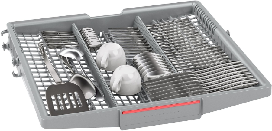Bosch SMV6ZCX00E Geschirrspüler Einbau vollintegriert 60cm mit Besteckschublade,Home Connect