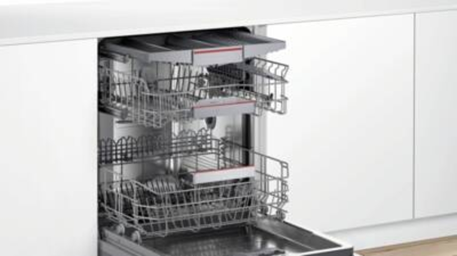Bosch SMV6ZCX00E Geschirrspüler Einbau vollintegriert 60cm mit Besteckschublade,Home Connect