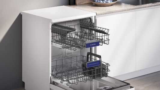 Siemens SN23HW10TE Geschirrspüler Stand 60 cm, Weiß 