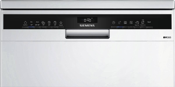 Siemens SN23EW03ME Geschirrspüler Stand 60 cm, Weiß mit Besteckschublade