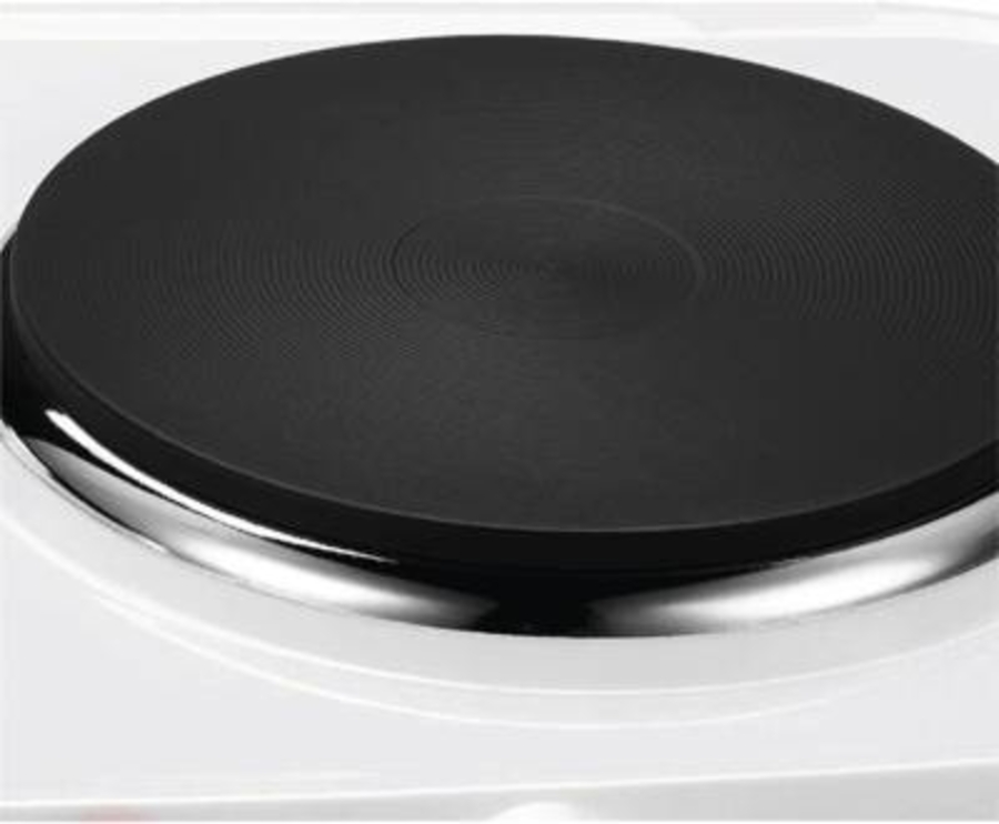 Silva DK 2018 Doppelkochplatte, 2250 W, weiß 