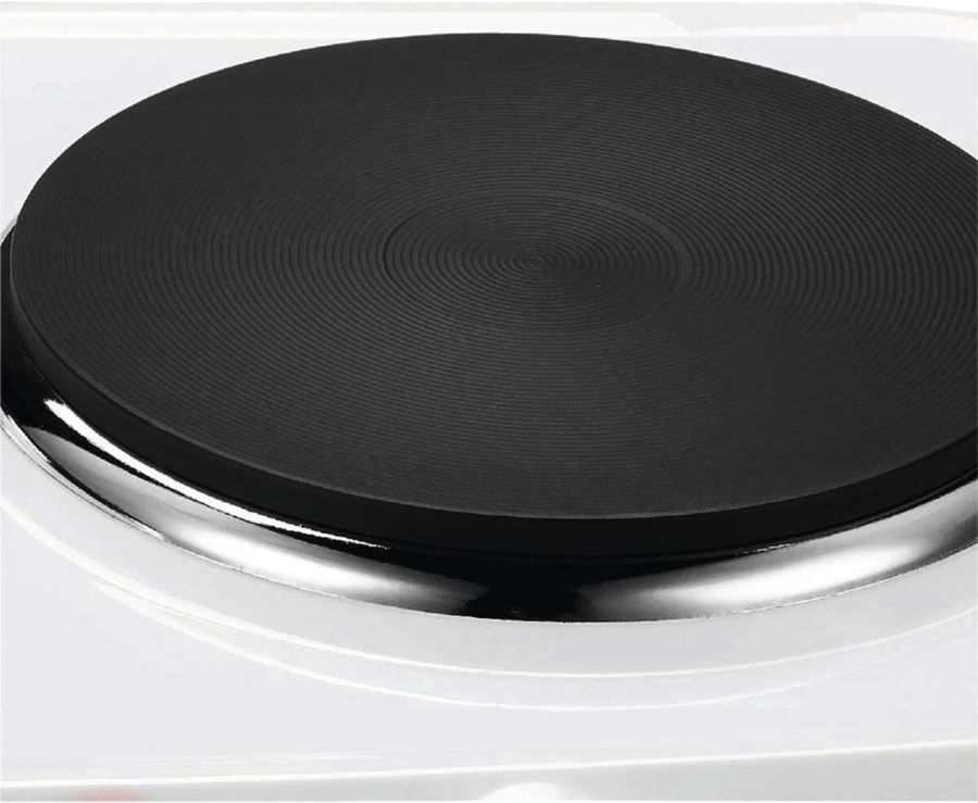 Silva DK 2018 Doppelkochplatte, 2250 W, weiß 