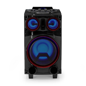 Nedis SPPT800BK Bluetooth-Party-Lautsprecher max. Batteriespielzeit: 6.5 Std | 120 W | Tragegriff