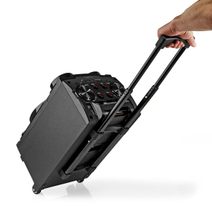 Nedis SPPT800BK Bluetooth-Party-Lautsprecher max. Batteriespielzeit: 6.5 Std | 120 W | Tragegriff