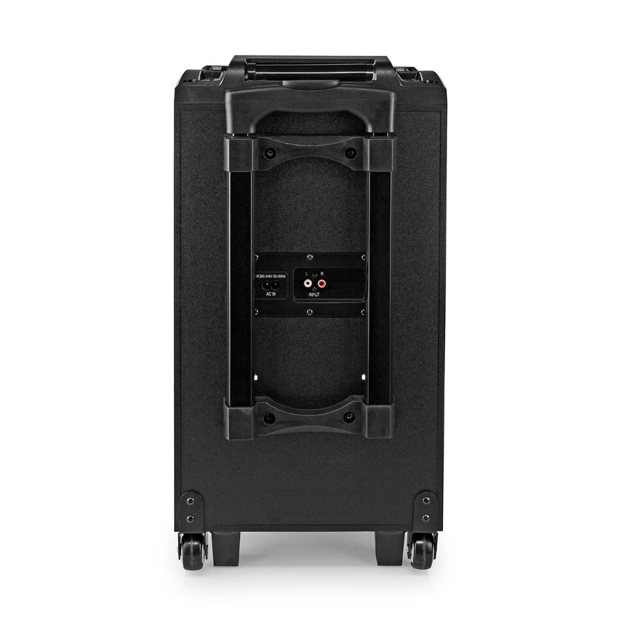 Nedis SPPT800BK Bluetooth-Party-Lautsprecher max. Batteriespielzeit: 6.5 Std | 120 W | Tragegriff