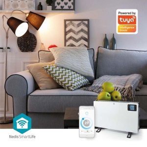 Nedis HTCO50WTW SmartLife Konvektionsheizgeräte Wi-Fi | 2000 W | 3 Wärmeeinstellungen | LCD