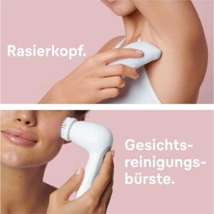 Braun Personal Care Silk-épil 9-855 Epilierer Damen Haarentferner  langanhaltende Haarentfernung weiß/roségold