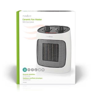 Nedis HTFA18WT Keramik-Heizlüfter 1000 / 2000 W | 2 Wärme Modes | Verstellbares Thermostat 
