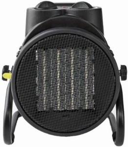 Nedis HTIF20FYW Heizlüfter im Industriedesign 1000 / 2000 W | Verstellbares Thermostat 