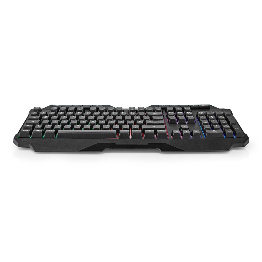 Nedis GKBD110BKDE Wired Gaming Keyboard USB Type-A | Folientasten | LED | QWERTZ | DE-Layout 