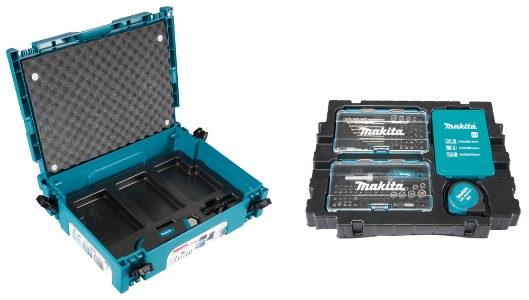 Makita B-49884 116-tlg. Bohrer- und Bitset im MAKPAC-Koffer Bit/Bohrer Set • 116 teilig • MAKPAC