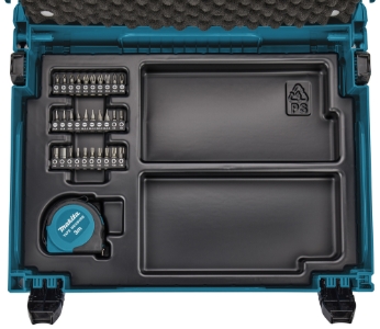 Makita B-69478 Bohrer-/ Bitset im MAKPAC, 65 tlg. Bohrer-/ Bitset • MAKPAC • 65 teilig • SDS-plus 