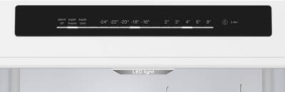 Bosch KGN392LAF Kühl-Gefrier-Kombination NoFrost HxB:203 x 60 cm, Edelstahl-Optik EEK:A