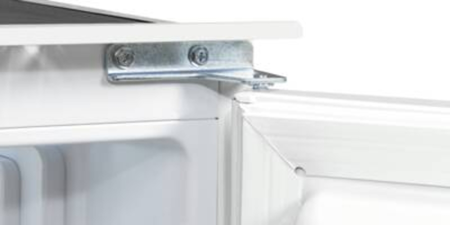 Exquisit EKS131-V-040E Einbau-Kühlschrank weiß Schlepptür 