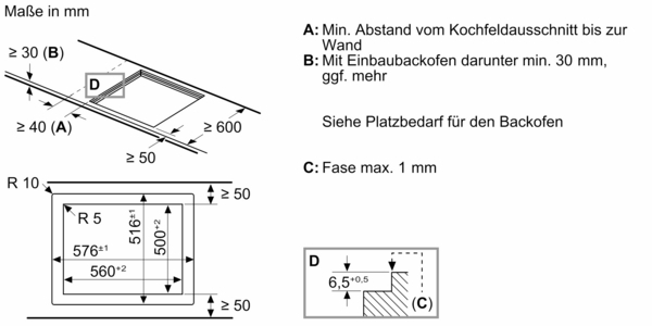 Siemens EH601HFB1E iQ300, Induktionskochfeld, 60cm Schwarz, flächenbündig (integriert)