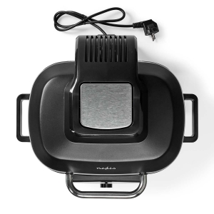 Nedis KAAFG600BK Heißluft Friteuse Digital | Schwarz 6 Liter | Timer: 120 min | Anzahl voreingestellter Programme: 7 