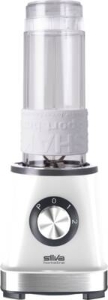 Silva Schneider SM 2500 Standmixer, 500 W, 1,2 L, 2 Smoothie-Becher, weiß-gr 