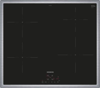Siemens EH645BEB6E iQ100, Induktionskochfeld, 60 cm, Schwarz Mit Rahmen aufliegend