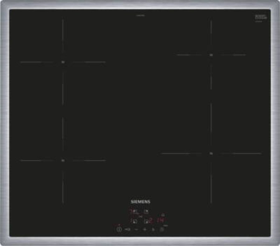 Siemens EH645BEB6E iQ100, Induktionskochfeld, 60 cm, Schwarz Mit Rahmen aufliegend