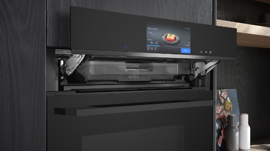 Siemens HS758G3B1 iQ700, Einbau-Dampfbackofen, 60 x 60 cm, Schwarz 