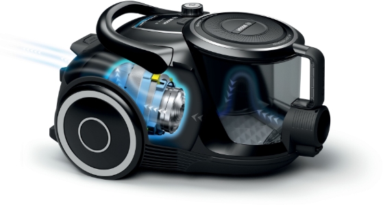 Bosch BGC41XSIL Beutelloser Bodenstaubsauger schwarz  