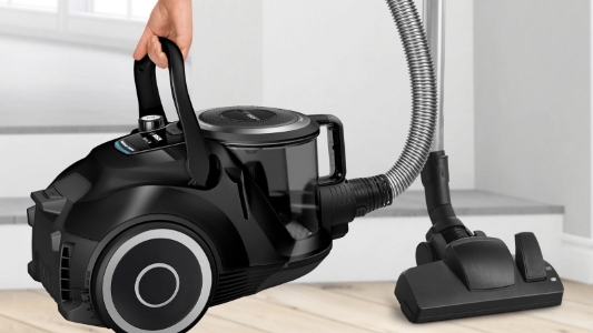 Bosch BGC41XSIL Beutelloser Bodenstaubsauger schwarz  