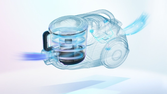 Bosch BGC41XSIL Beutelloser Bodenstaubsauger schwarz  