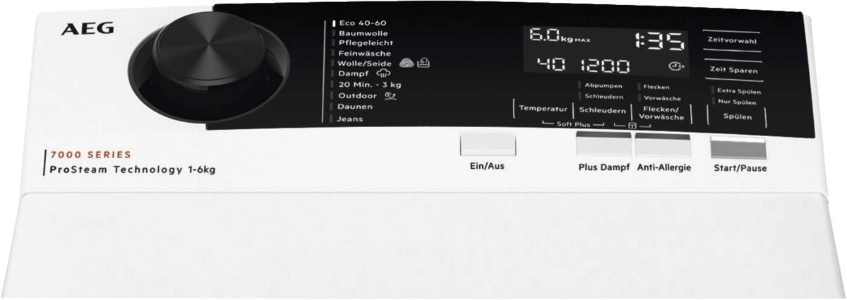 AEG LTR7E70260 LAVAMAT ProSteam Waschmaschine Toplader 6.00kg   1200/min