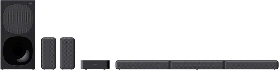 Sony HTS40R.CEL Soundbar 5.1-Kanal-Home-Entertainment inkl. kabelgebundenem Subwoofer, kabellosen 