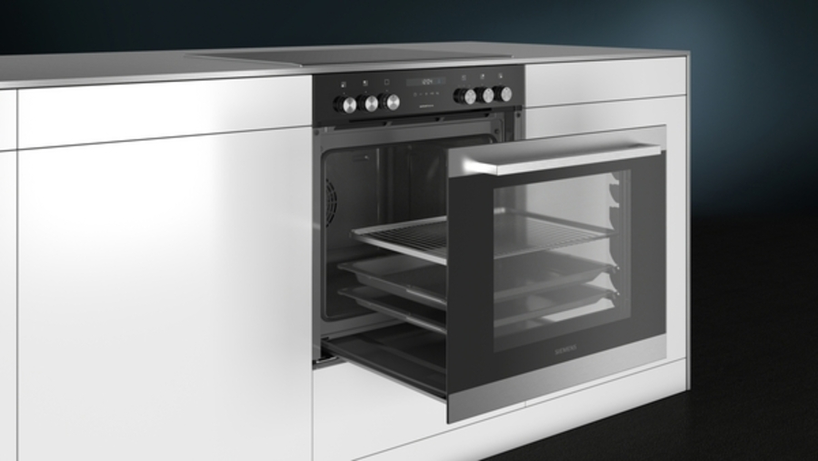 Siemens HE317HBS0 Einbau-Herd, 60 x 60 cm, Edelstahl 