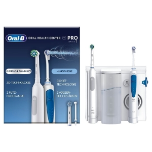Oral-B Center OxyJet Reinigungssystem - Munddusche + Oral-B Pro 1 