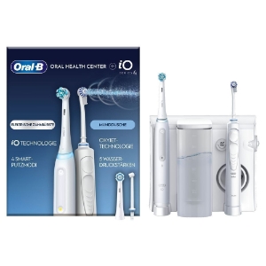 Oral-B Oral Health Center Munddusche + iO Series 4  Elektrische Zahnbürste