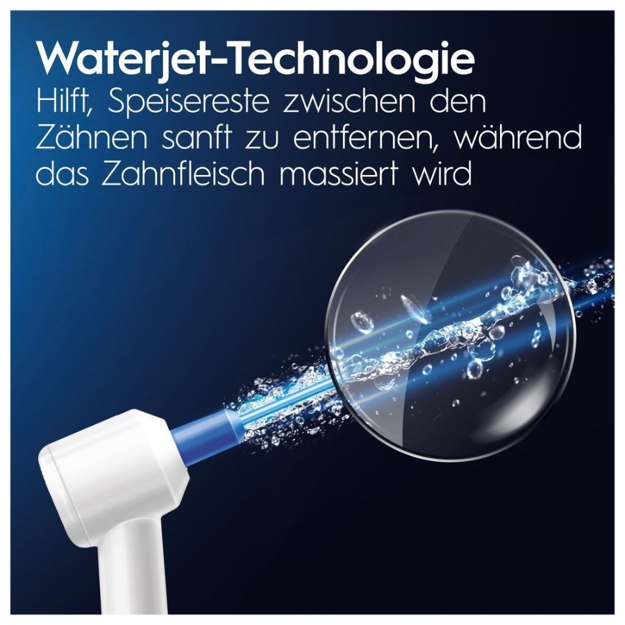 Oral-B Oral Health Center Munddusche + iO Series 4  Elektrische Zahnbürste