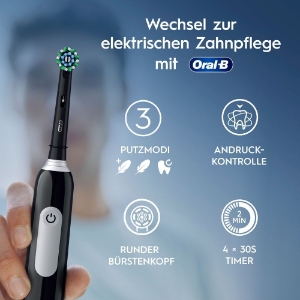 Oral-B Pro Series 1 Elektrische Zahnbürste, Reiseetui, Blue 