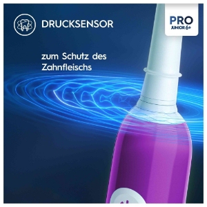 Oral-B Pro Junior Elektrische Zahnbürste Base Purple 