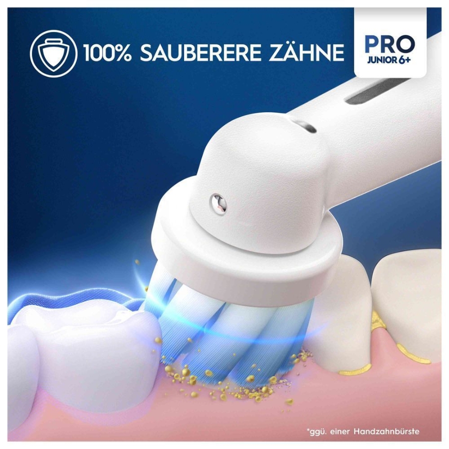 Oral-B Pro Junior Elektrische Zahnbürste Base Purple 